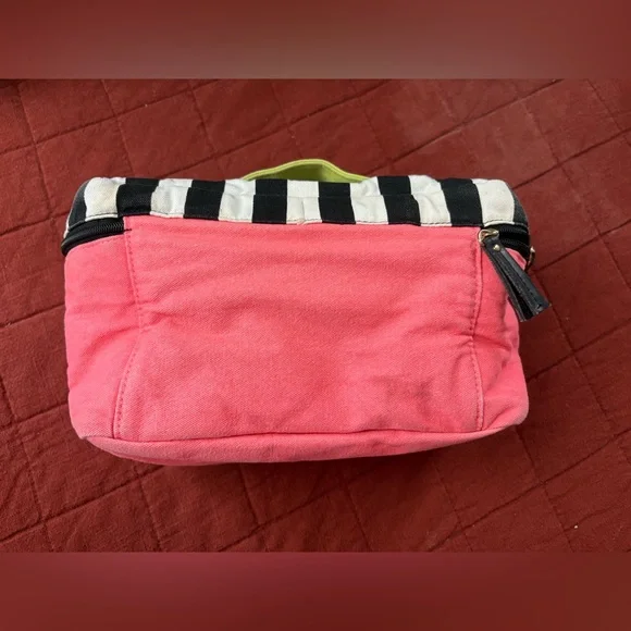 Victoria's Secret Pink and Black Cosmetic Bag/bra and panty bag - Picture 3 of 7